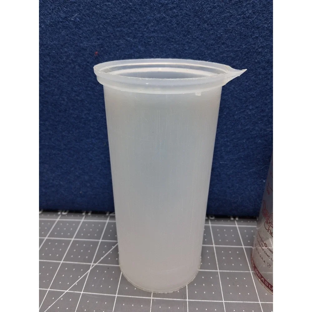 Pampered Chef Measure All Cup Clear 2 Cup Adjustable Liquid Dry Measuring Tool